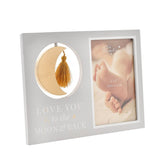 MARCO FOTOS LUNA BEBE MADERA Y METAL 10X15 LOVE YOU | 1 UNIDADES | (WIDDOP)